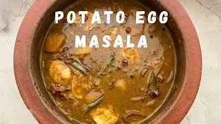 വറുത്തരച്ച ഉരുളക്കിഴങ്ങ്  മുട്ട കറി | Varutharacha Potato Egg Masala