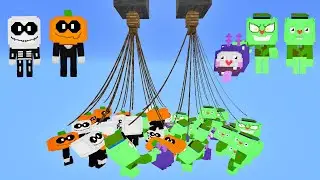 Skid and Pump vs Flippy and Fliqpy but Leashed Together