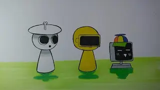 How To Draw sprunk incredibox cute Part 4