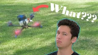 Maiden Flight Ends in Disaster - Custom Drone Failure - The Tubular Quad V7