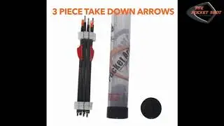 Take down arrows by Pocket Shot! Works with any bow or Pocket Shot Arrow  Kit.