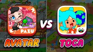 AVATAR WORLD vs TOCA BOCA WORLD 😱 PAZU vs TOCA LIFE!
