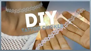 DIY: Tattoo Choker. How to make a tattoo choker?