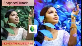 Snapseed Butterfly Glowing Effect Photo Editing 💫💟 ! Snapseed Tutorial | I EDITIZ X