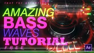AMAZING BASS WAVES TUTORIAL (After Effects)