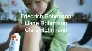 Abspann Outro Fenistil Werbung 2013