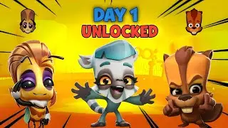Unlocking 3 New Characters in Day 1! | Zooba