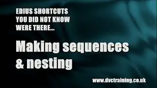 EDIUS secret shortcuts