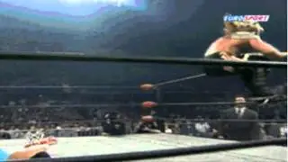Mr.Perfect prevents Chris Jericho from getting a broken neck