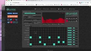Using Online Drum machine to support learning patterns/grooves