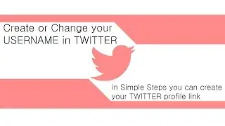 Change Your Username or Profile Link in Twitter | Simple Tutorial