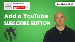 Add a YouTube Subscribe Button - WordPress Website