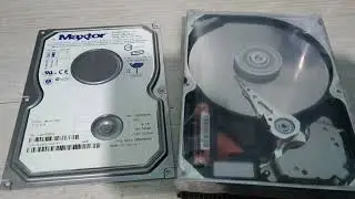 Opened BAD Maxtor DiamondMax10 6L080L0. 