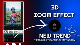 3D zoom effect Capcut tutorial || Viral video editing in TikTok - Likee