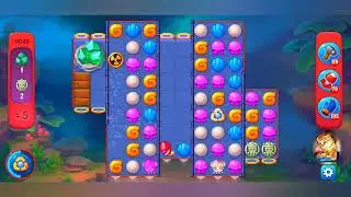 фишдом 2023  #  11049 уровень - прохождение без бустеров # Fishdom,   11049  level - no Boosters.