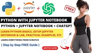 Python Jupyter Notebook Tutorial | Python Tutorial for Beginners | Jupyter Notebook Install Anaconda