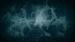 Network shape vibrating loopable 4k UHD (3840x2160)