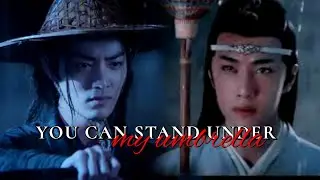 Wei Ying ✘ Lan Wangji ╵ ❝you can stand under my umbrella❞ ╷