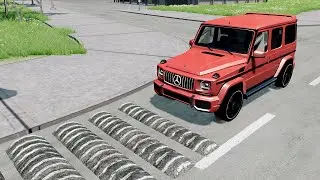 Cars vs Speed Bumps Test #7 | BeamNG.drive