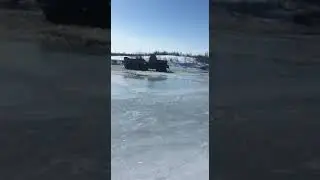 Завоз топлива на отдаленную метеостанцию