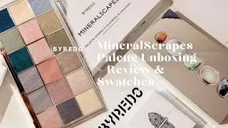 New✨ Byredo Mineralscrapes Eyeshadow Palette Unboxing + Swatches, First Impressions & Review 🌙🪻