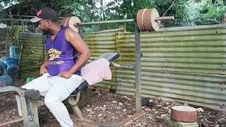 Entrenamiento de pesas en casa dia 1