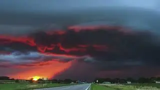 Rural Countryside with approaching storm in the background for Sleeping /Relaxing /  Studying music