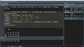Arrays in R