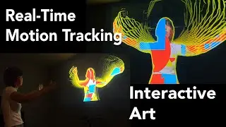 Interactive Art : Real-Time motion tracked video wall