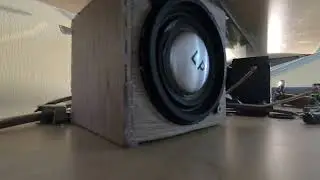Modified Walmart car speaker & Homemade amp play 