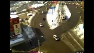 Метеорит в Челябинске HD 15 02 13 Метеоритный дождь Падение метеорита Взрыв