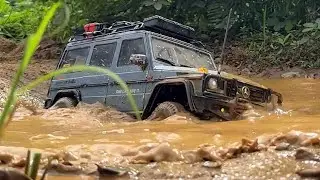 1/10 Scale Mercedes-benz G Wagon Overland St. RC4WD TF2(LWB)Chassis Off-road Diving 4X4 RC Car