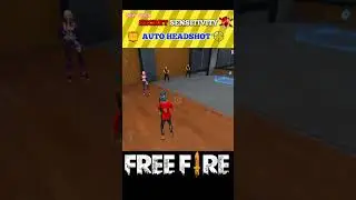 Free Fire Best Headshot Sensitivity 😱 Best Pro Player sensitivity Settings #shorts