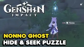 Genshin Impact - NONNO GHOST Location (Tsurumi Island Day 4 Secret)
