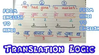 Simple Translation logic from Hindi to English or English to hindi