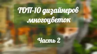Топ-10 дизайнеров многоцветок. Часть 2