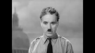 Charlie Chaplin - The Great Dictator -  Final Speech with Time