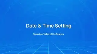 ZOSI C306PK (ZR08AP) - Date & Time Setting