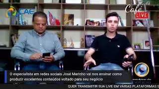 Café com Live  - Como produzir  conteúdos relevantes para as redes sociais do seu negócio