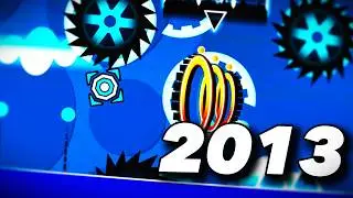 All Geometry Dash History in 1 level (2013 - 2024)