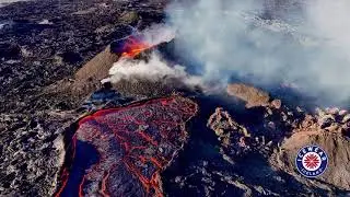 Sundhnuksgigaröðin Volcano Iceland