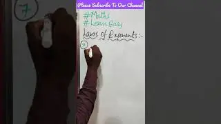 #Shorts #Laws Of Exponents || Seventh Formula || #v_won_edu