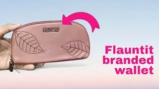 flaunted branded leaf design wallet ₹240