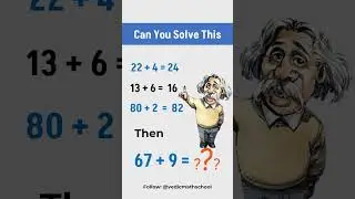 Can you solve this? 🤔 #maths VedicMaths#Education#Mathematics#IQTest #MathReels#mathstricks