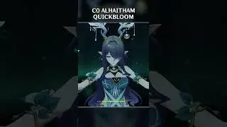 C0 Alhaitham Quickbloom - Alhaitham Xingqiu Kuki Lauma | Spiral Abyss 6.0 Luna 1 Genshin Impact 【原神】