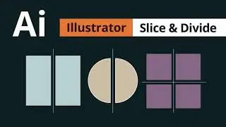 Slice and divide shapes - Adobe Illustrator Tutorial