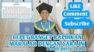 Cara merapihkan makalah di ms word 2007