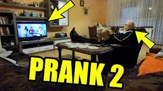 PRANK NA STAROM CHOLI #2 - PROBLEMI S TELEVIZOROM