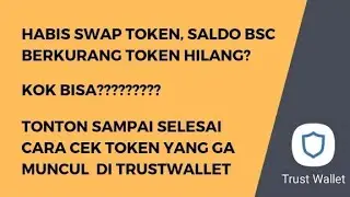 Cara Cek Coin Token yang hilang di Pancakeswap Trustwallet