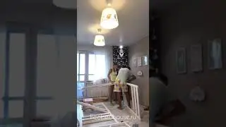 Как собрать двухъярусную кроватку домик